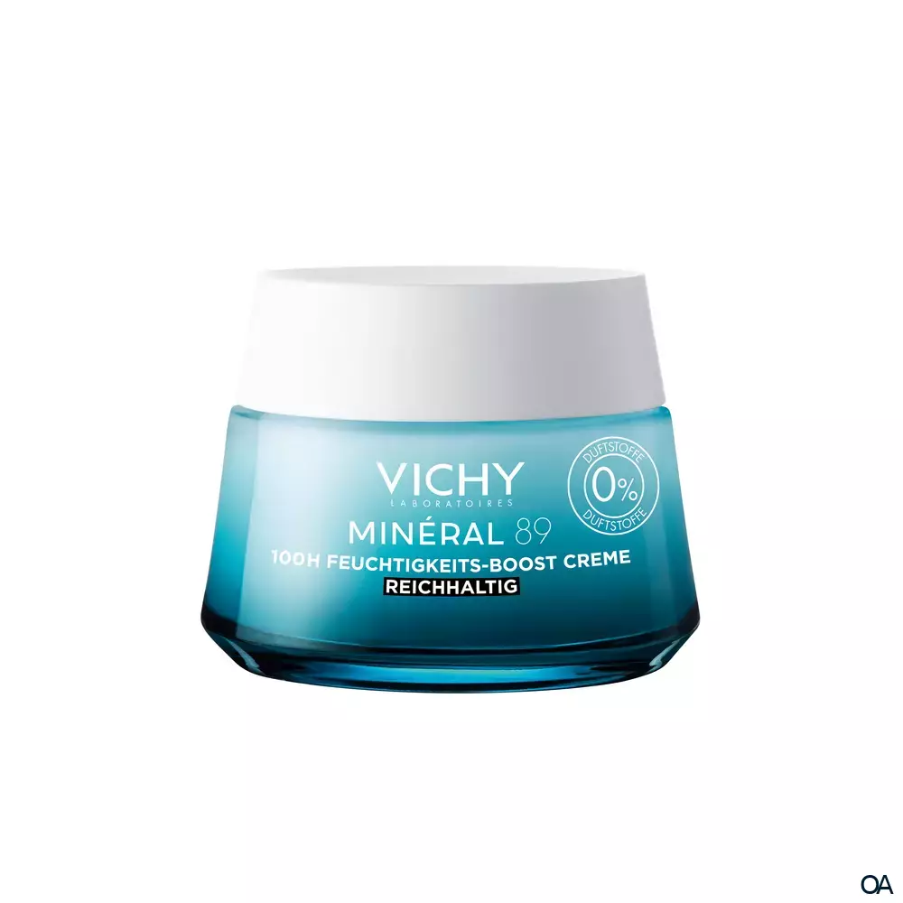 Vichy Minéral 89 100H Feuchtigkeits Creme Reichhaltig - ohne Duft