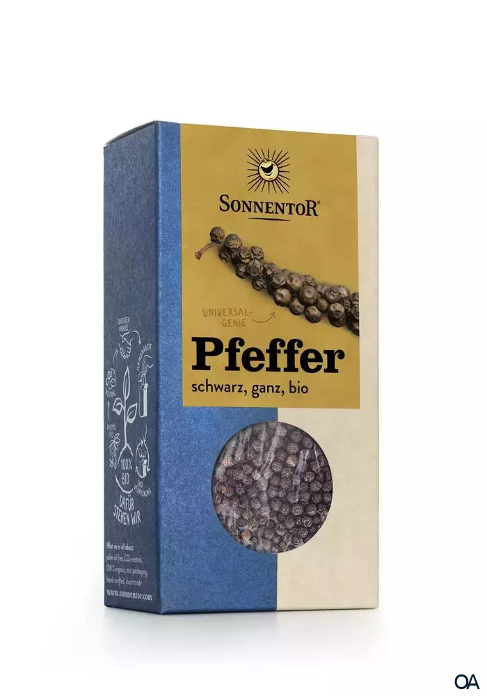 Sonnentor Pfeffer schwarz ganz, bio