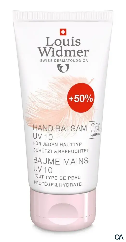 Louis Widmer Hand Balsam UV 10 - ohne Parfum