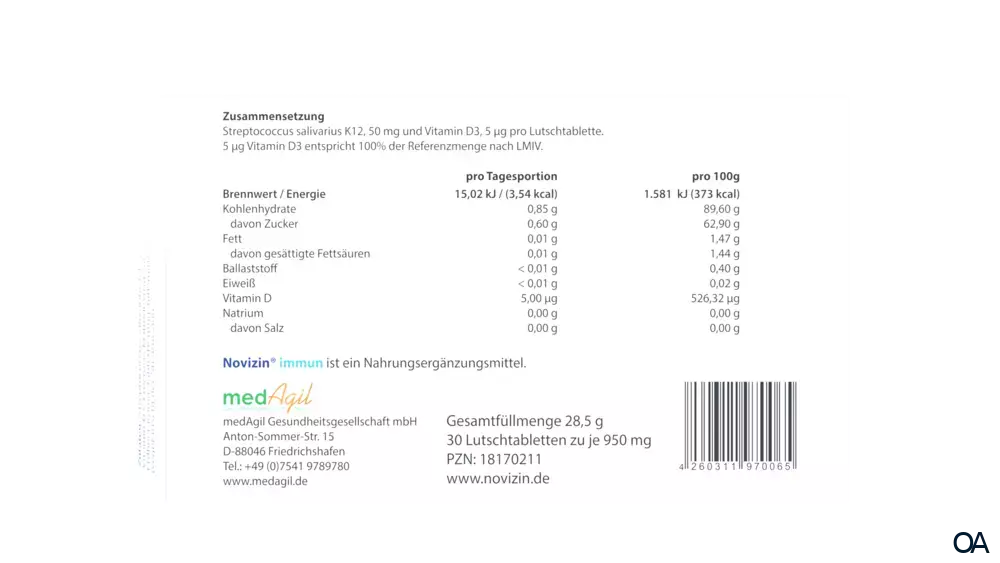 Novizin® immun Lutschtabletten