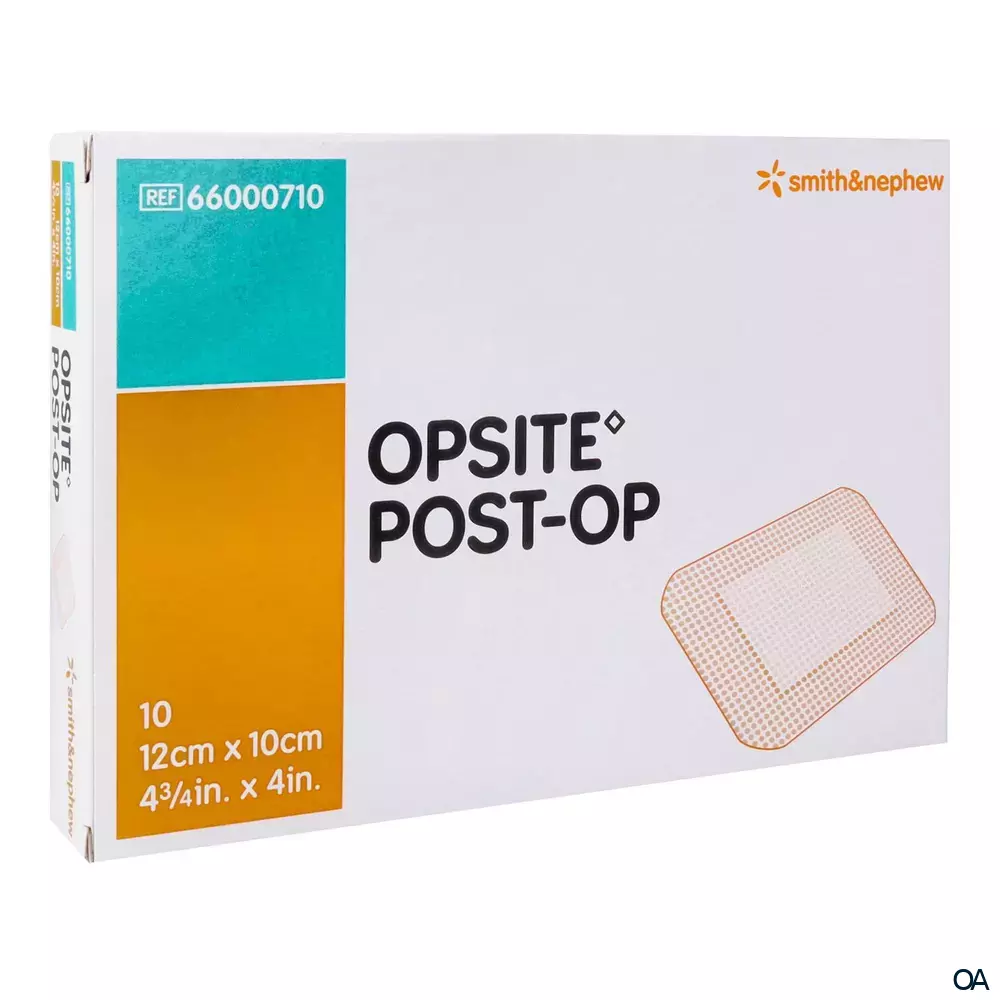 OPSITE POST-OP Folienverband mit Wundkissen steril, 12 x 10 cm