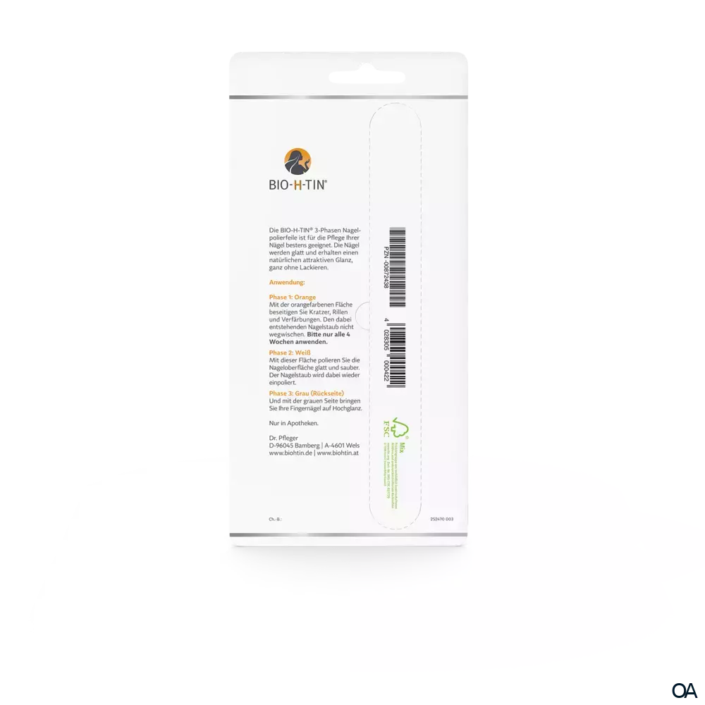 BIO-H-TIN® Schonende Glas-Nagelfeile