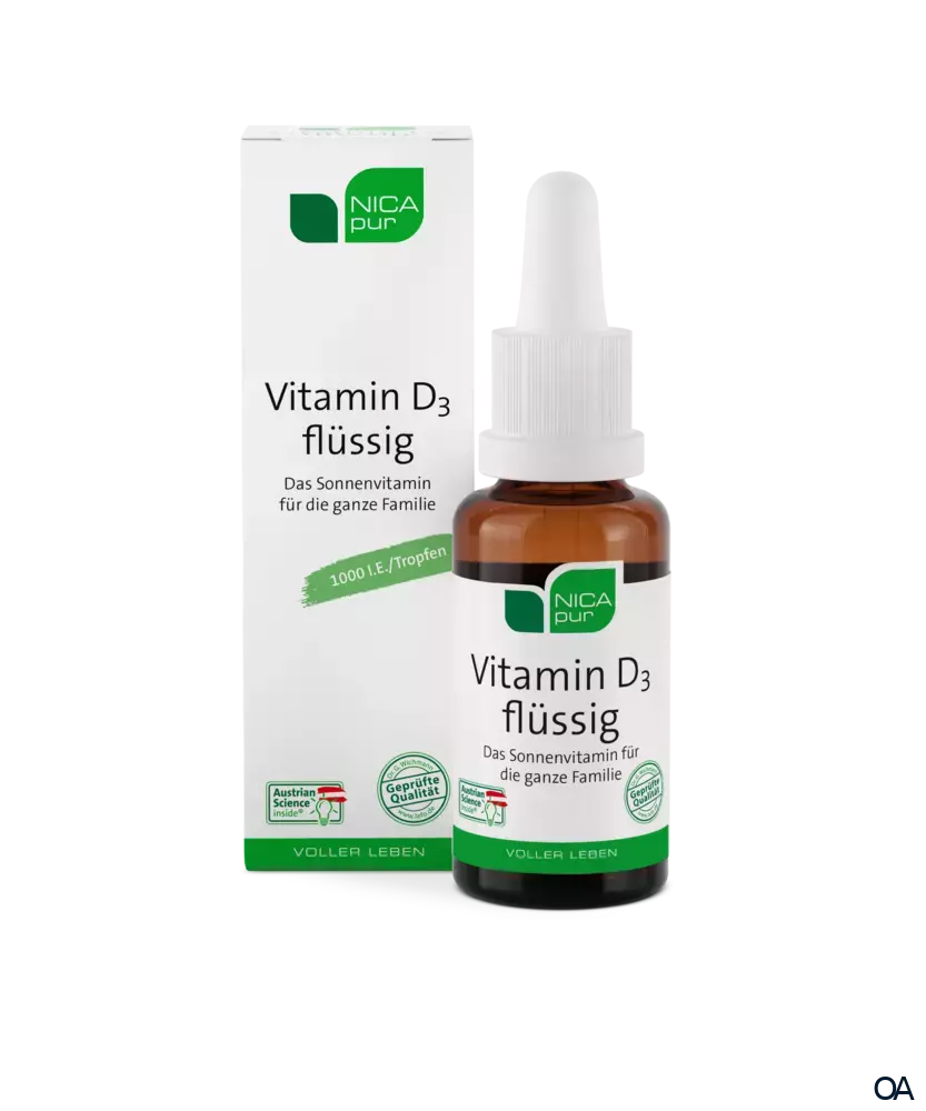 NICApur Vitamin D3 flüssig Tropfen