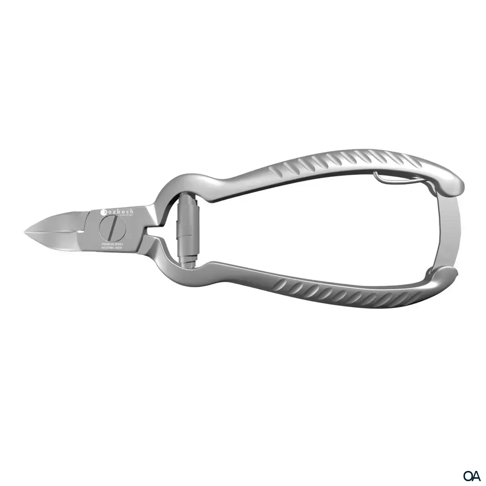 Kozbach Pharma 59R Nagelzange, Pufferfeder rostfrei, 11,5 cm