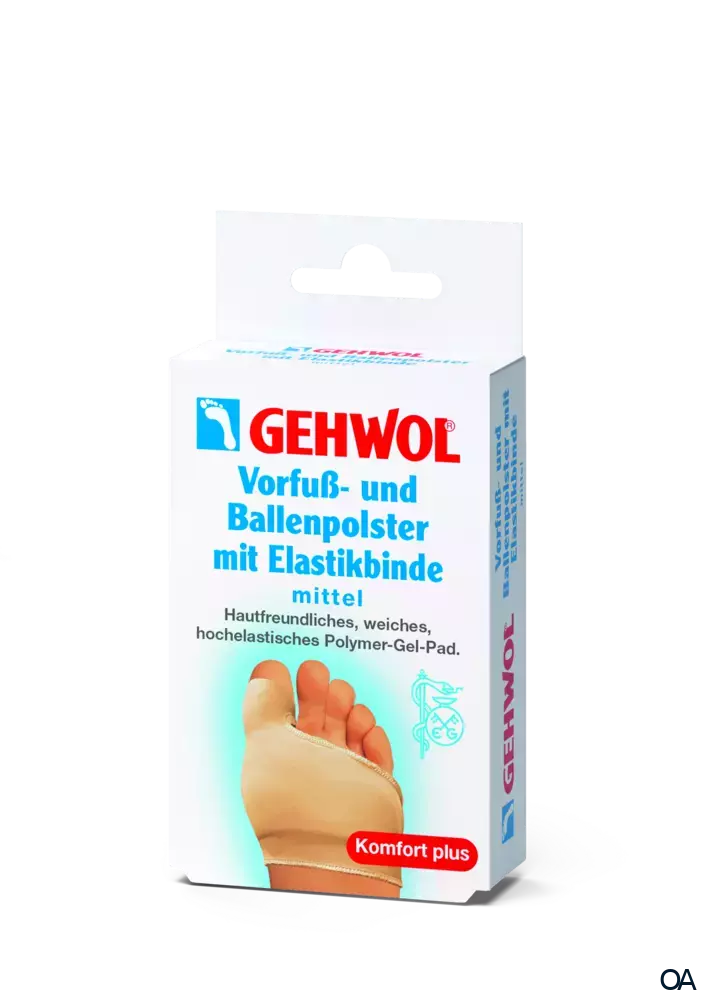 GEHWOL® Vorfuß- und Ballenpolster mit Elastikbinde mittel