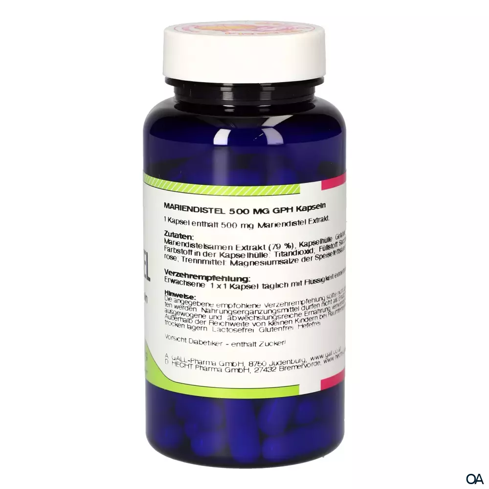Gall Pharma Mariendistel 500 mg Kapseln