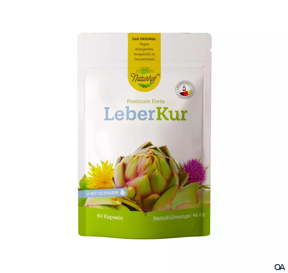 Naturhof Premium Forte LeberKur Kapseln
