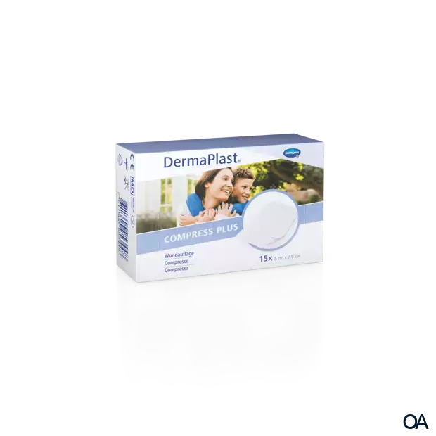 DermaPlast® Compress Plus Saugfähige Kompresse 5 x 7.5 cm