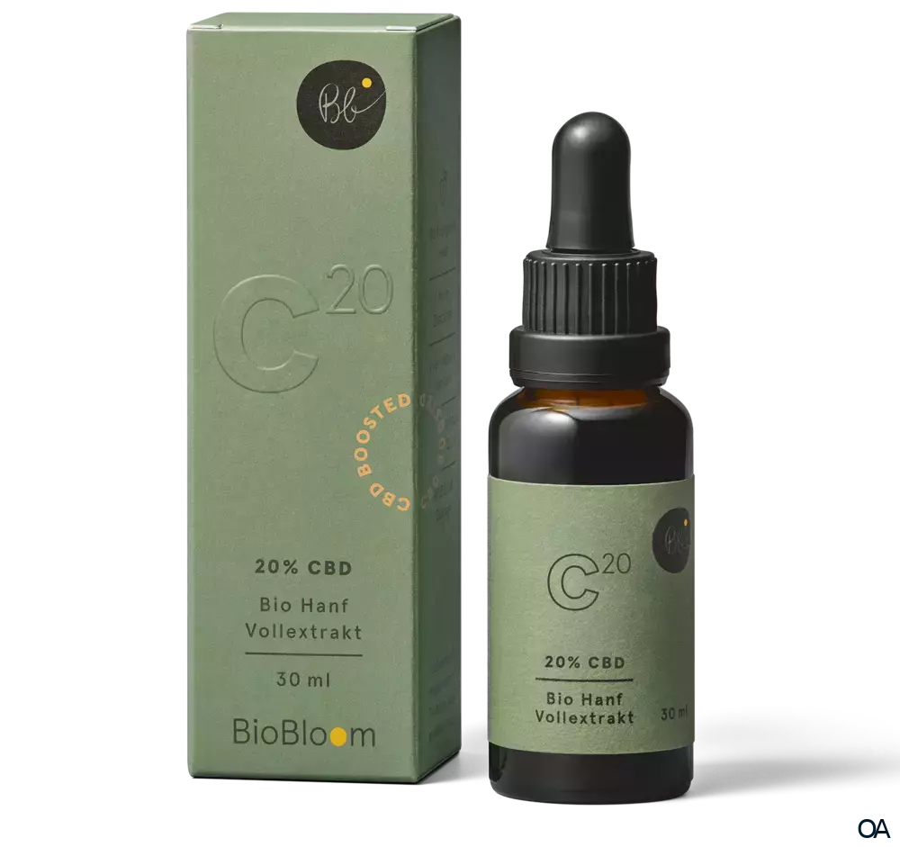 BioBloom Hanf Vollextrakt Boosted 20% Bio CBD Öl