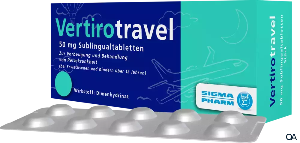 VERTIROTRAVEL 50 mg Sublingualtabletten VERTIROTRAVEL 50 mg Sublingualtabletten