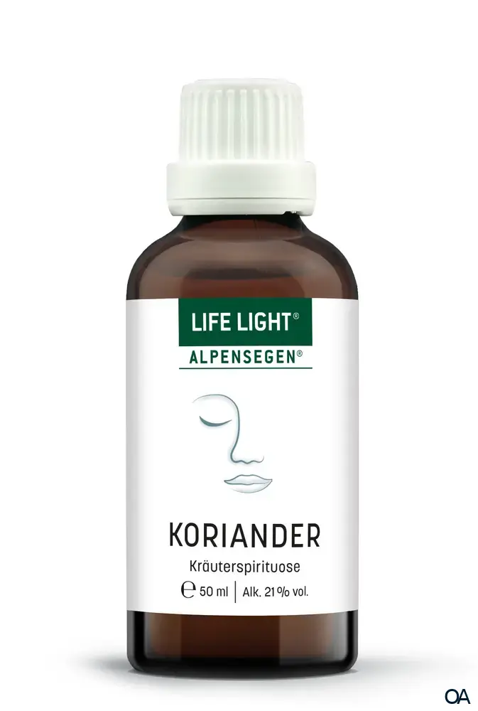 Alpensegen Koriander Kräuterspirituose