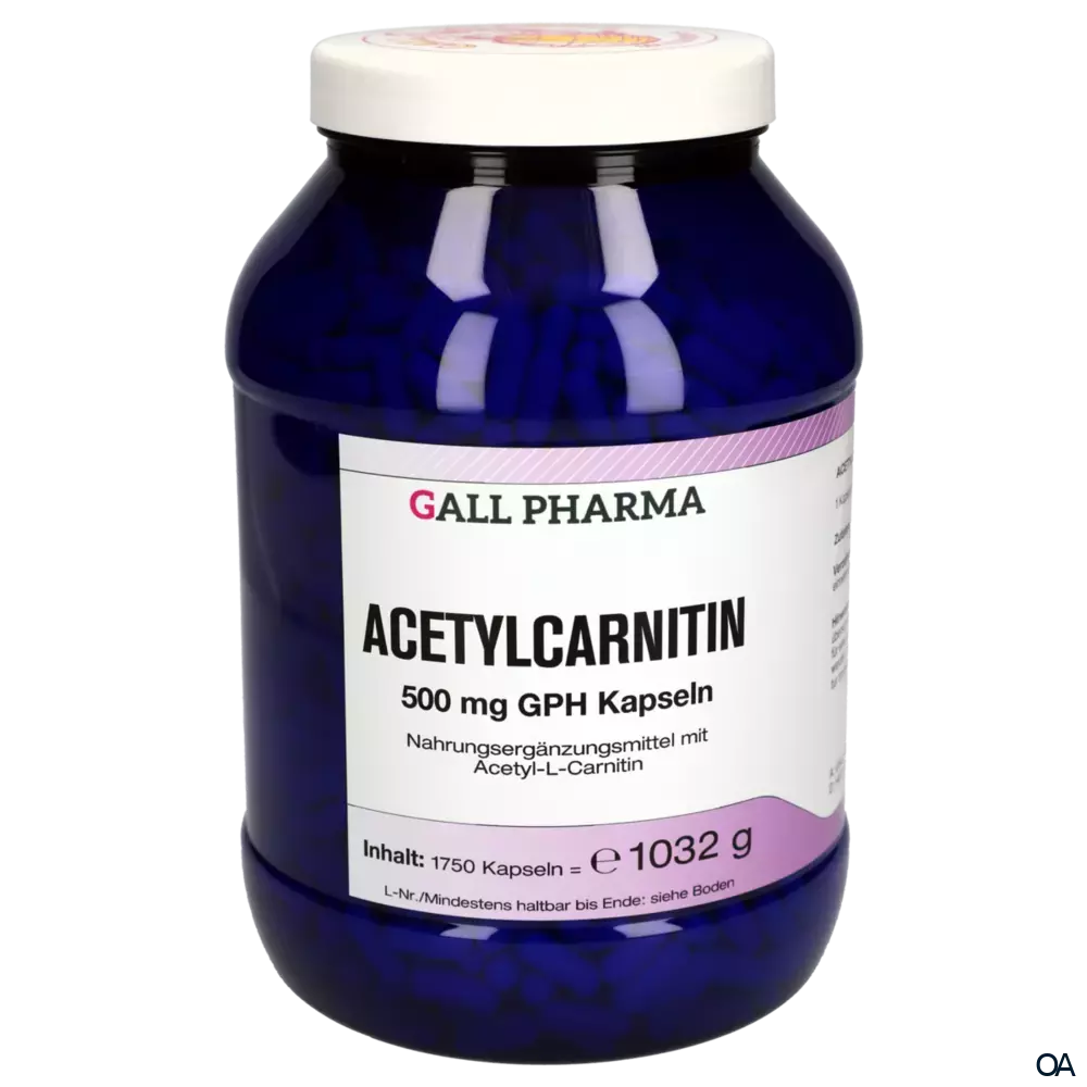 Gall Pharma Acetylcarnitin 500 mg Kapseln