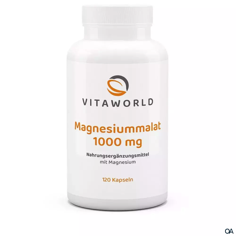 Vitaworld Magnesiummalat 1000 mg Kapseln Vitaworld Magnesiummalat 1000 mg Kapseln