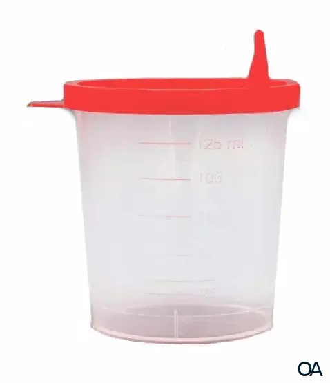 Dr. Junghans Urinbecher mit Schnappdeckel