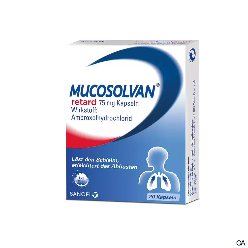 Mucosolvan® 1x täglich 75 mg - Retardkapseln 