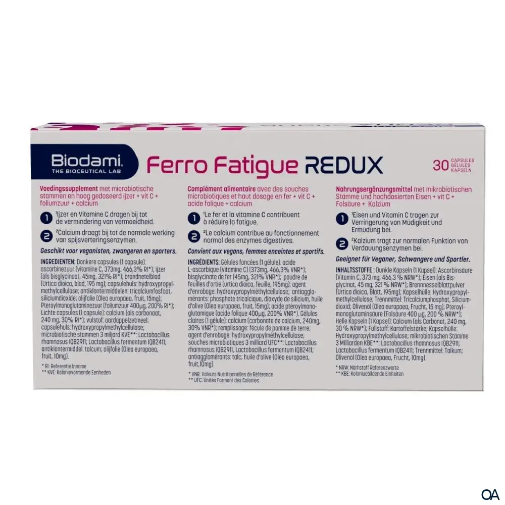 Biodami® Ferro-Fatigue REDUX Kapseln