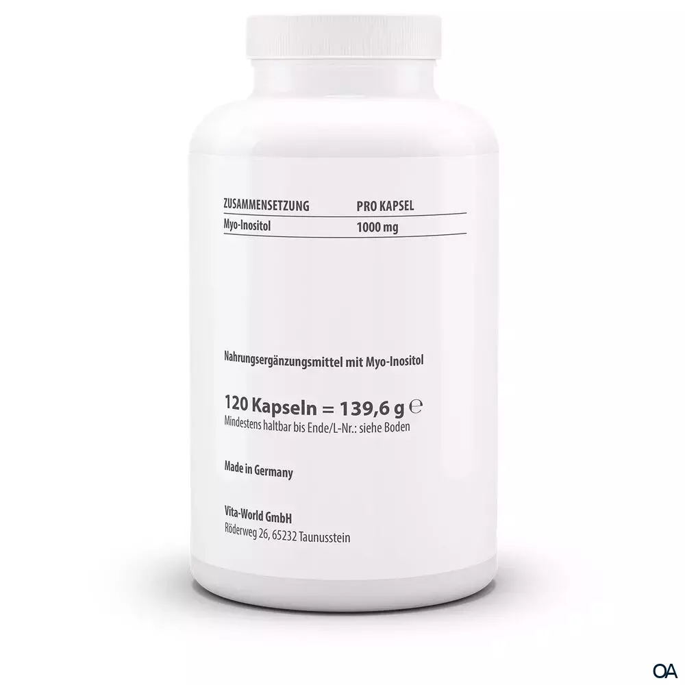 Vitaworld Myo-Inositol 1000 mg Kapseln