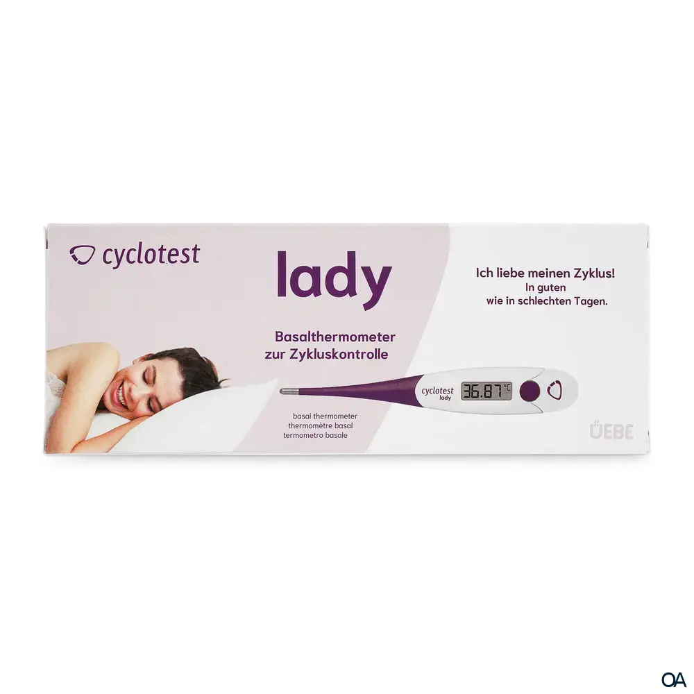 UEBE Medical cyclotest digital lady Basalthermometer
