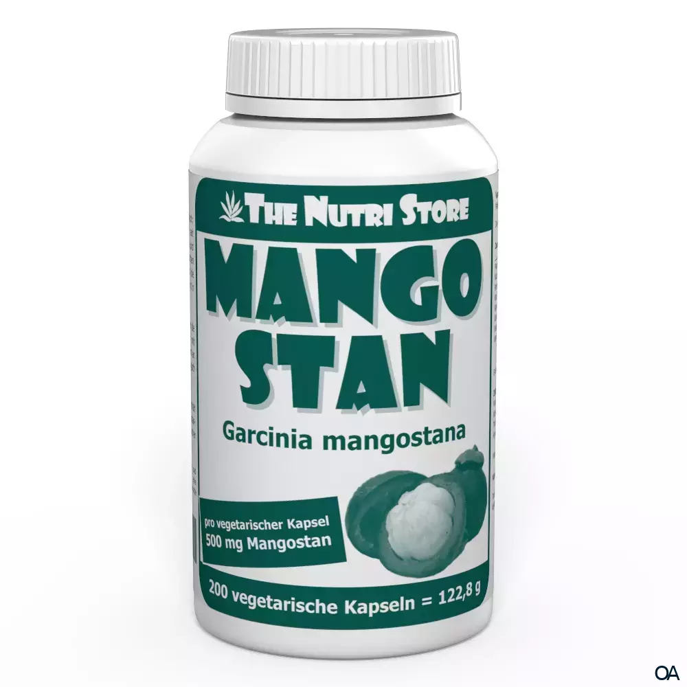 The Nutri Store Mangostan Garcinia mangostana Kapseln