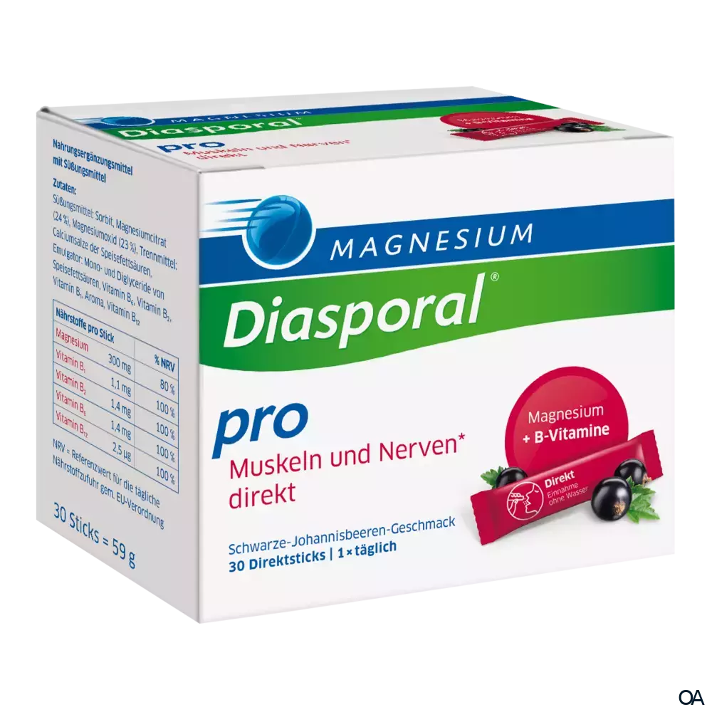 Magnesium Diasporal® Pro Muskeln und Nerven* direkt Sticks