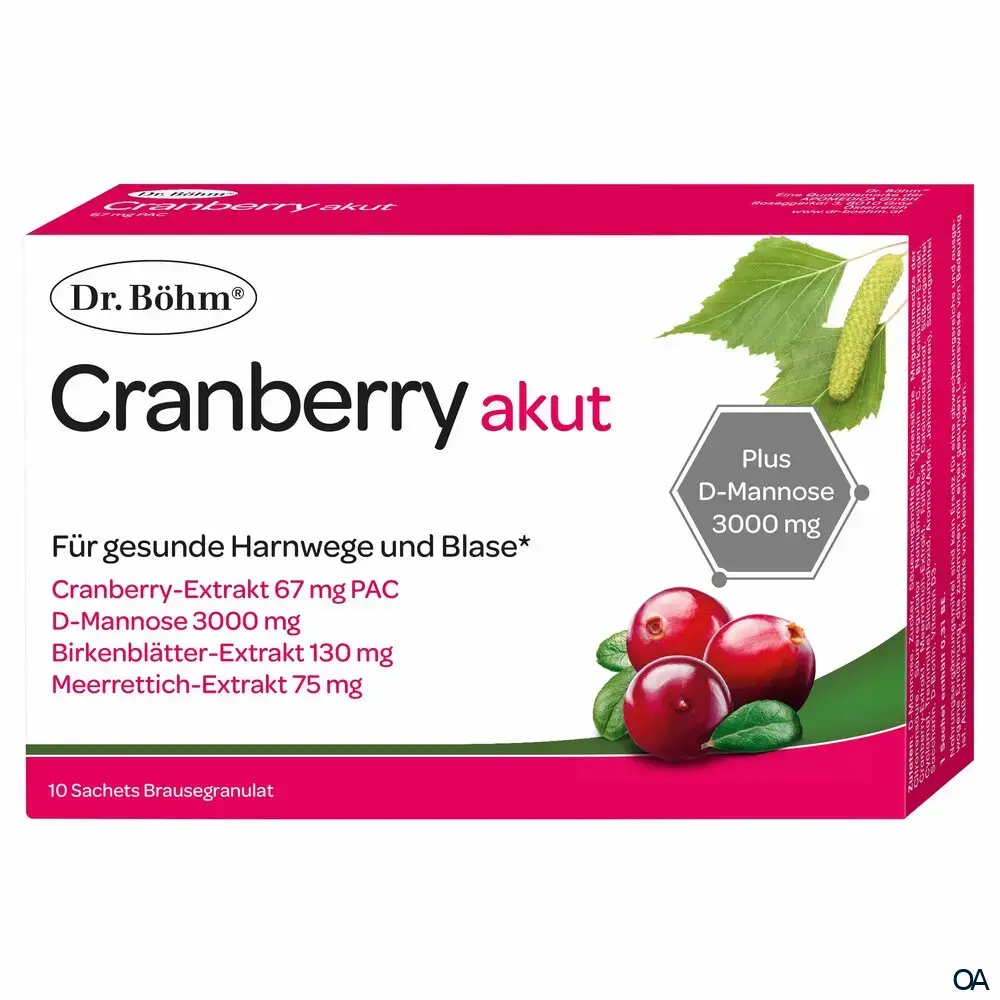 Dr. Böhm® Cranberry akut Brausegranulat
