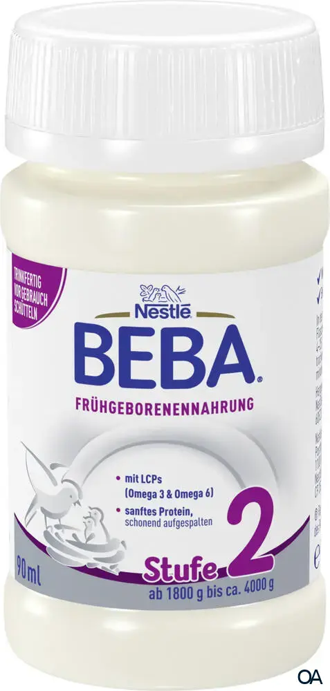 Nestlé Beba Frühgeborenennahrung Stufe 2, trinkfertig 90 ml
