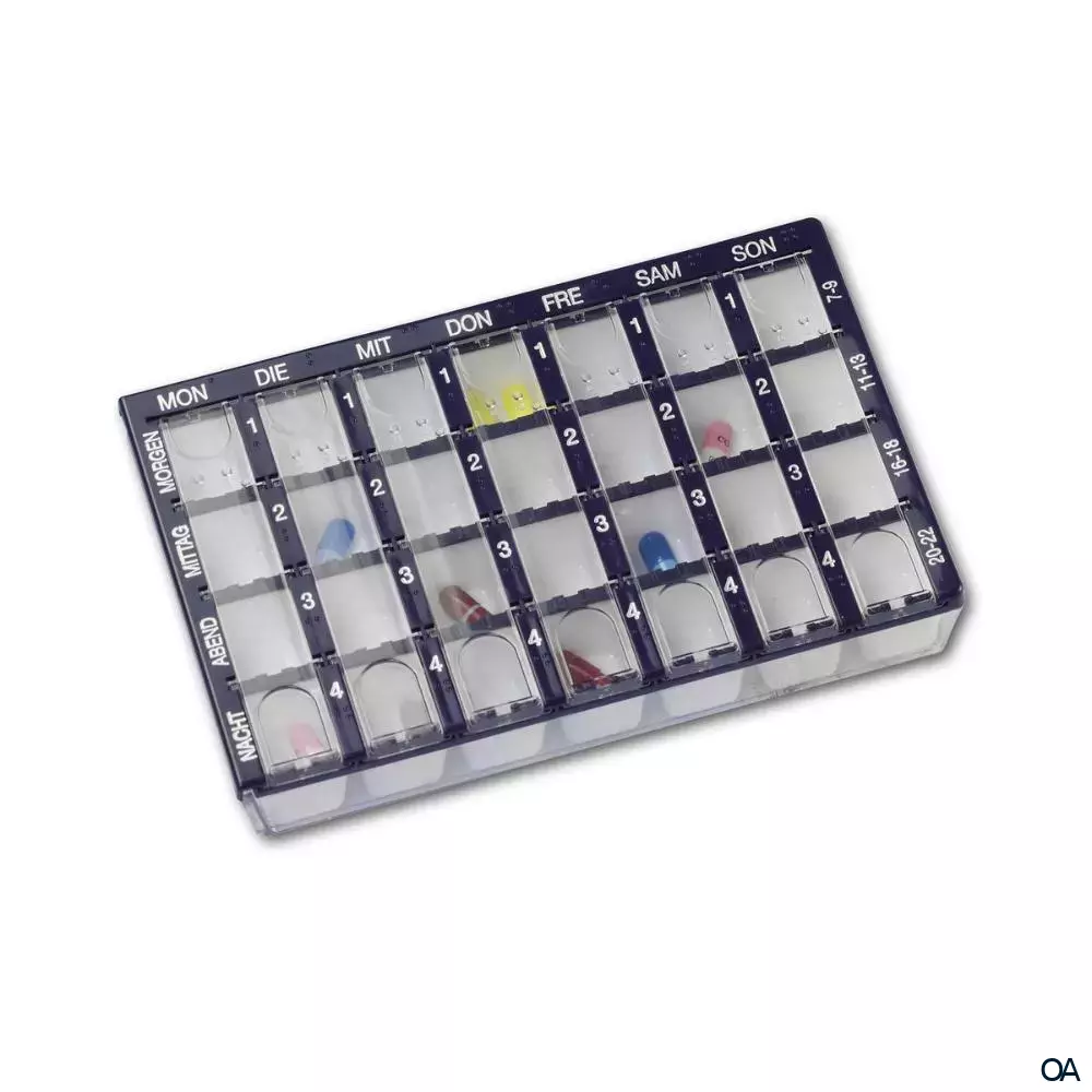 Dosett® Medi Medikamentendispenser für 7 Tage - Blau