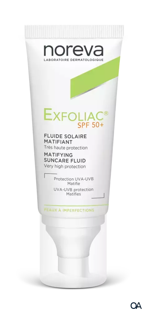Noreva Exfoliac mattierender Sonnenschutz LSF50+