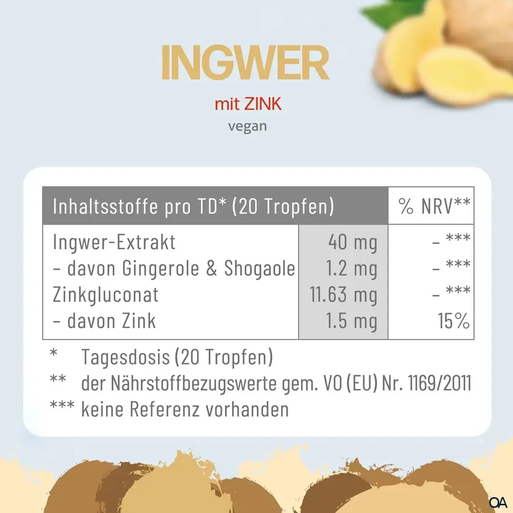 CannSol Ingwer mit Zink Tropfen