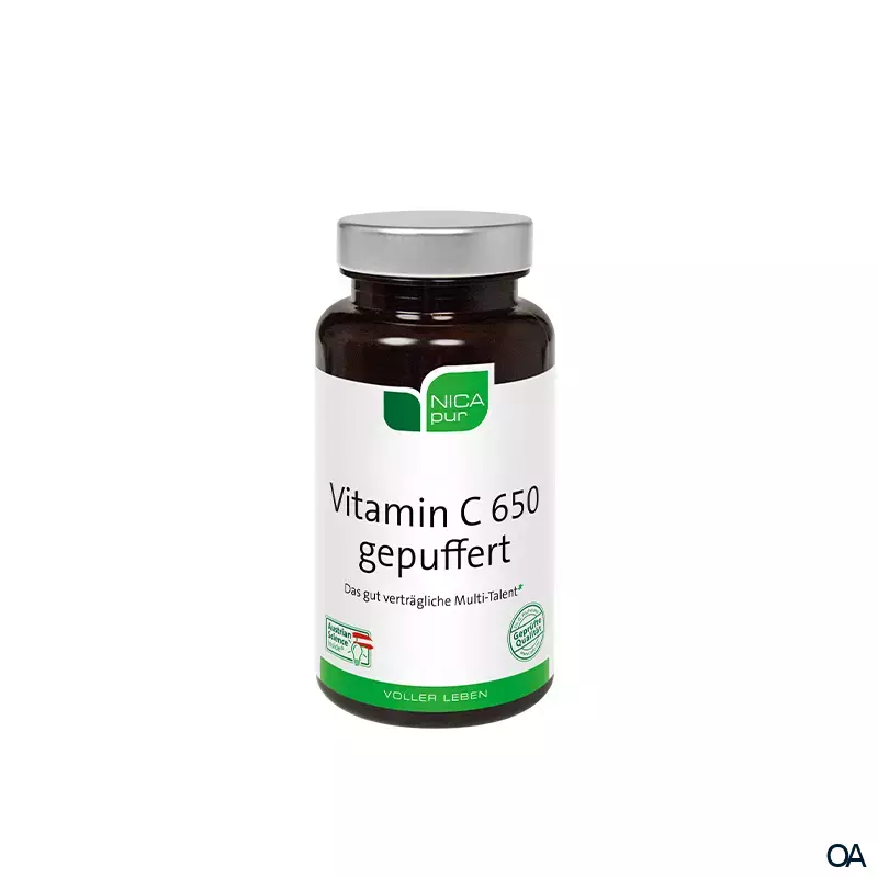 NICApur Vitamin C 650 gepuffert Kapseln