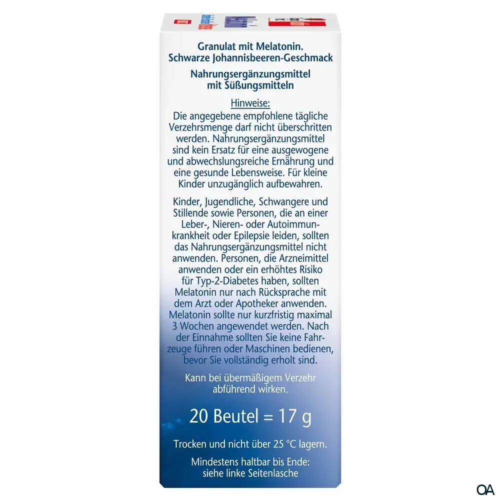Doppelherz aktiv Melatonin Intense DIRECT Sticks