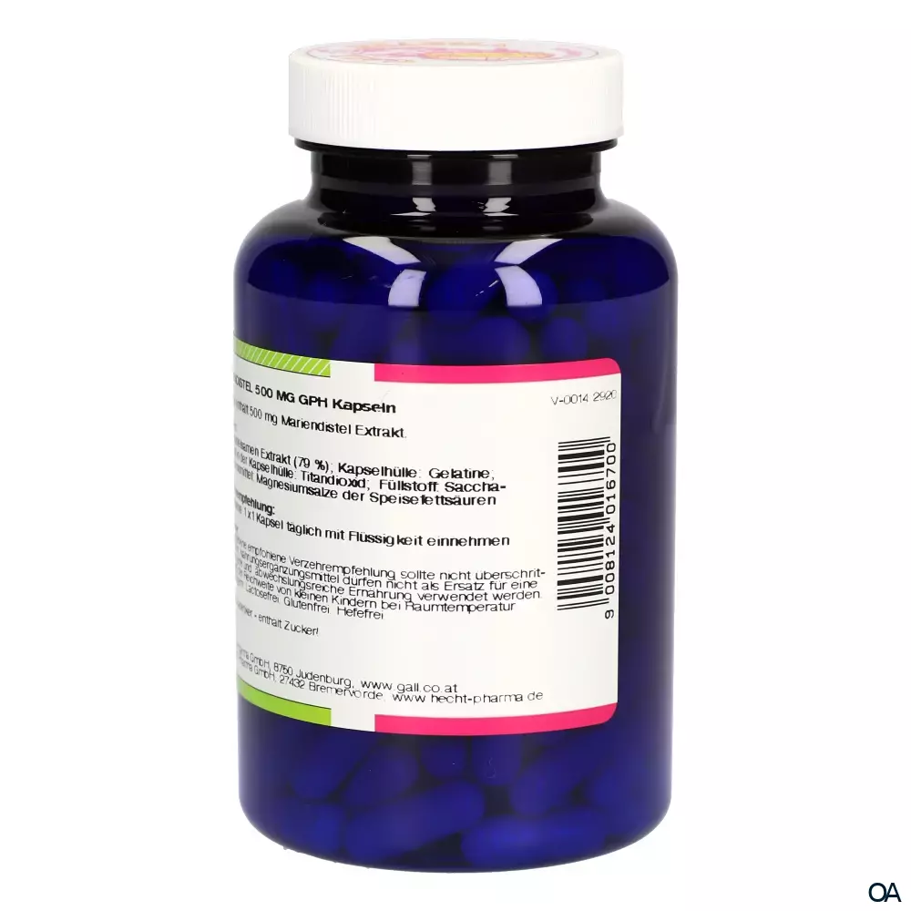 Gall Pharma Mariendistel 500 mg Kapseln