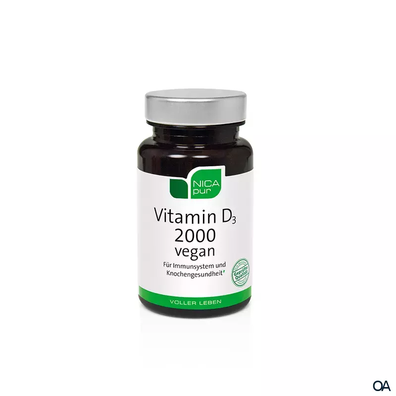 NICApur Vitamin D3 2000 vegan Kapseln