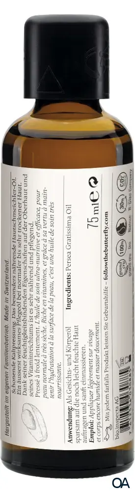 Farfalla Avocado, Bio-Pflegeöl, Kälteschutz