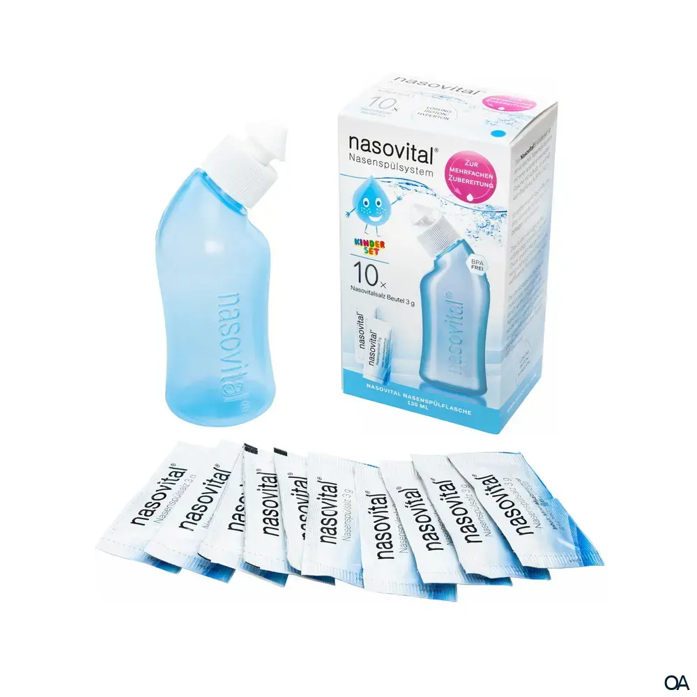 nasovital® Nasenspülsystem für Kinder - Blau