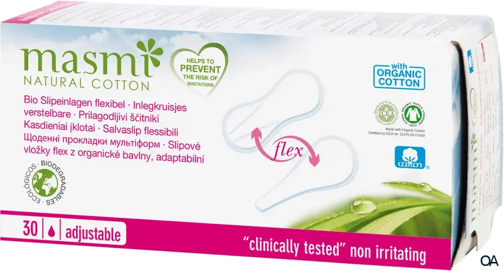Masmi Organic Care - Bio Slipeinlagen Flex