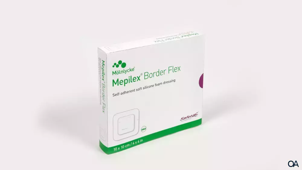 Mepilex® Border Flex Schaumverband 10 x 10 cm