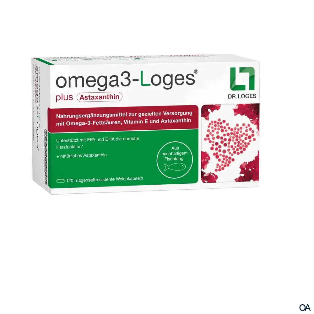 omega3-Loges® plus Astaxanthin Kapseln
