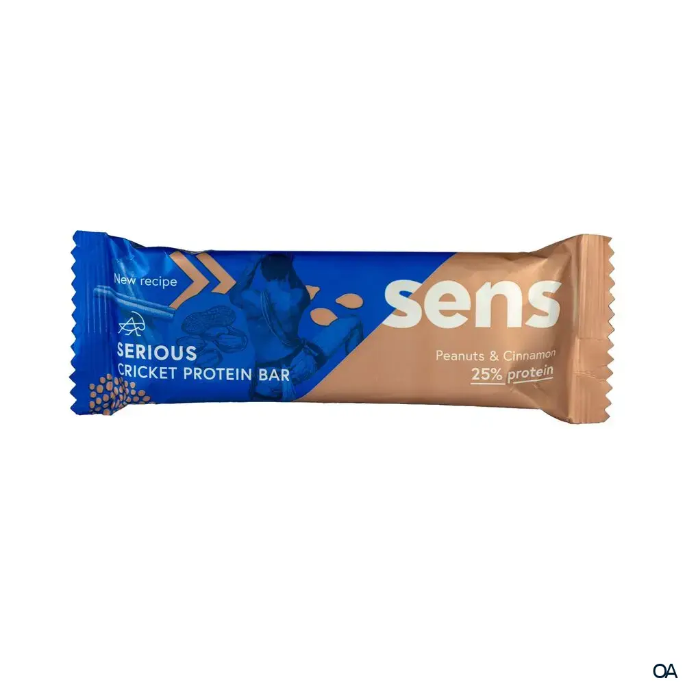 SENS Serious Proteinriegel mit Grillenmehl - Erdnuss & Zimt