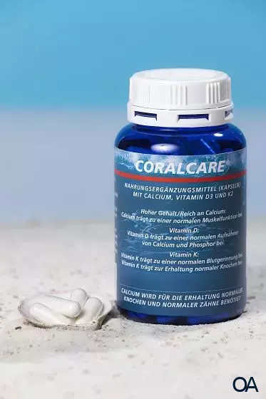Coralcare Calcium mit Vitamin D3 und K2 Kapseln