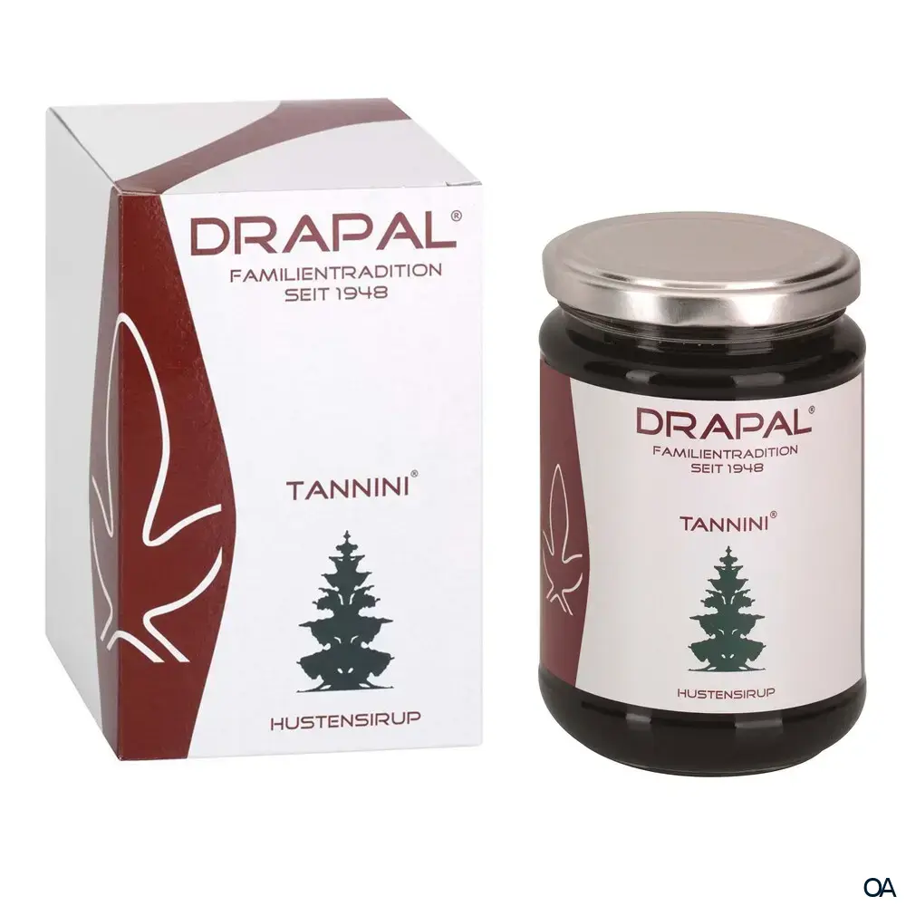 DRAPAL® Tannini Hustensirup Glas mit Faltschachtel