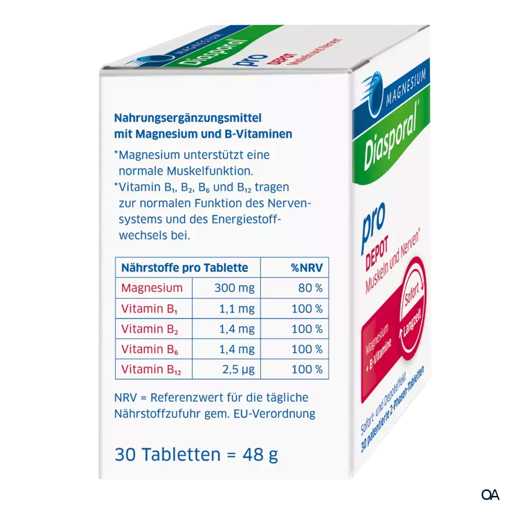 Magnesium Diasporal® Pro DEPOT Muskeln und Nerven* Tabletten