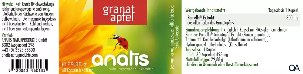 anatis Granatapfel Kapseln