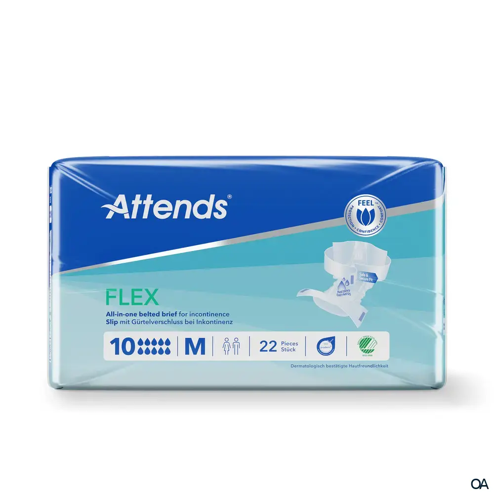 Attends Flex 10 M Slips mit Gürtelverschluss bei Inkontinenz