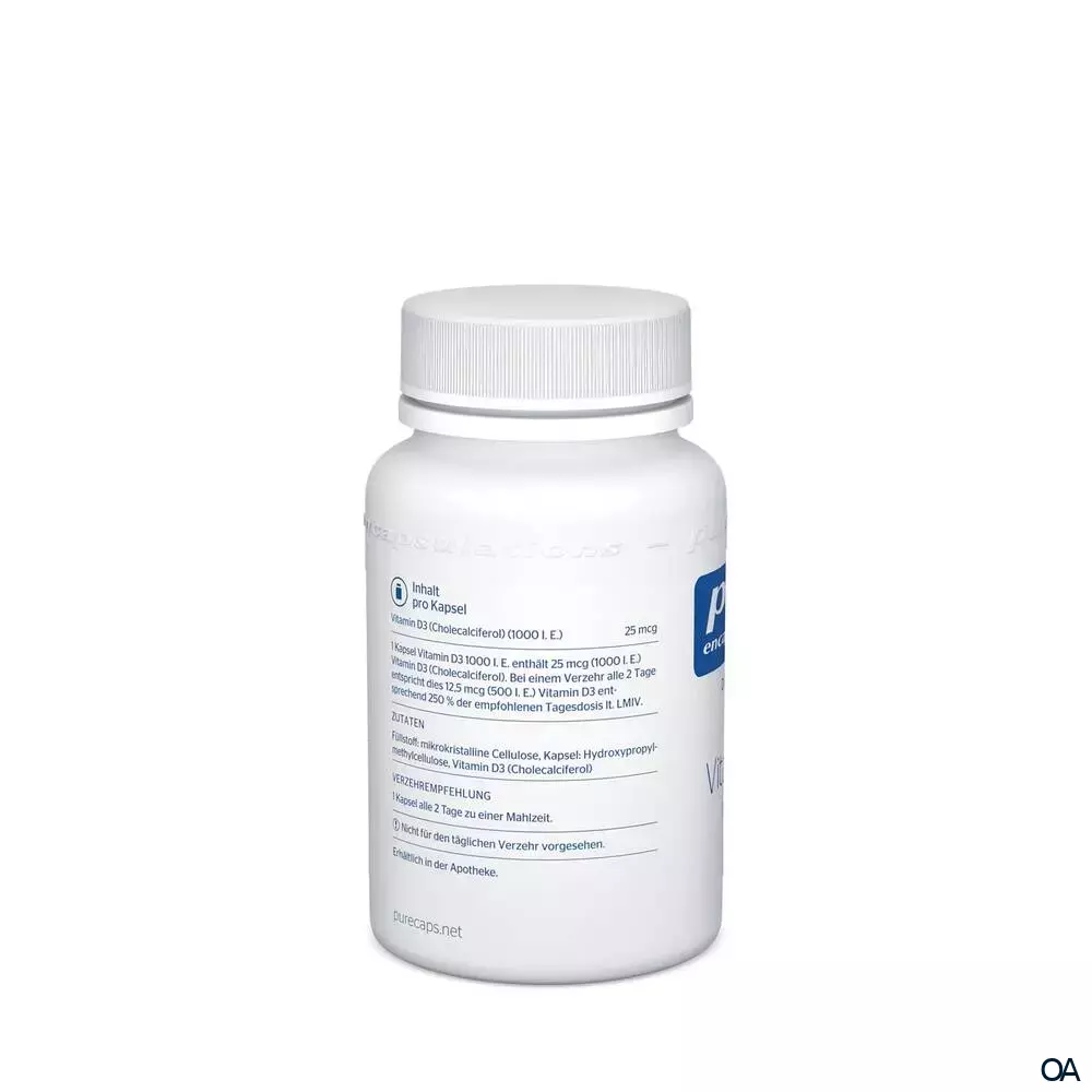 pure encapsulations® Vitamin D3 1000 I. E.