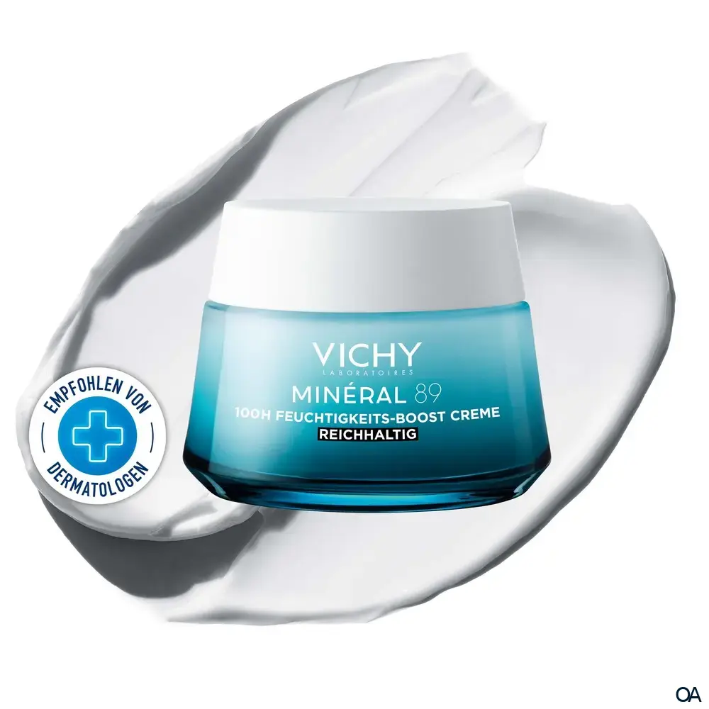 Vichy Minéral 89 100H Feuchtigkeits-Boost Creme mit Duft - Reichhaltig