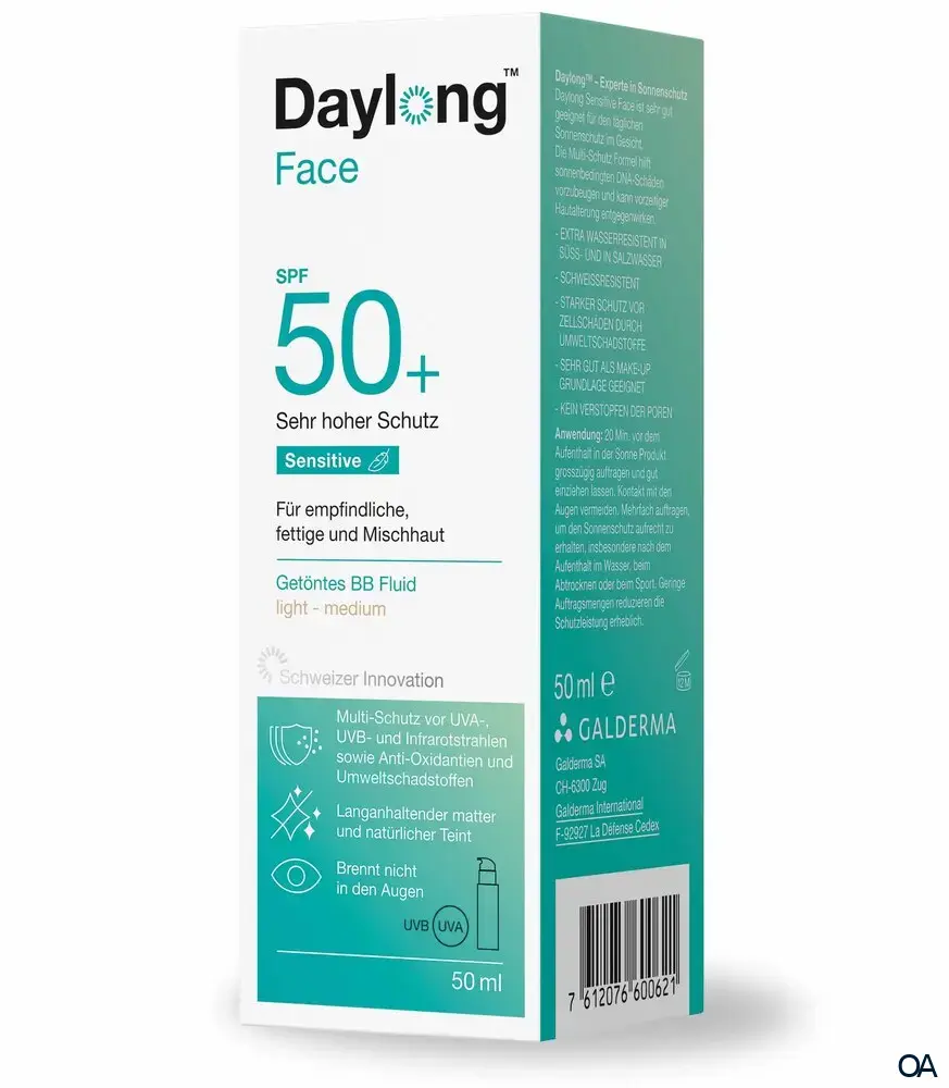 Daylong™ Sensitive Face getöntes BB Fluid SPF 50+