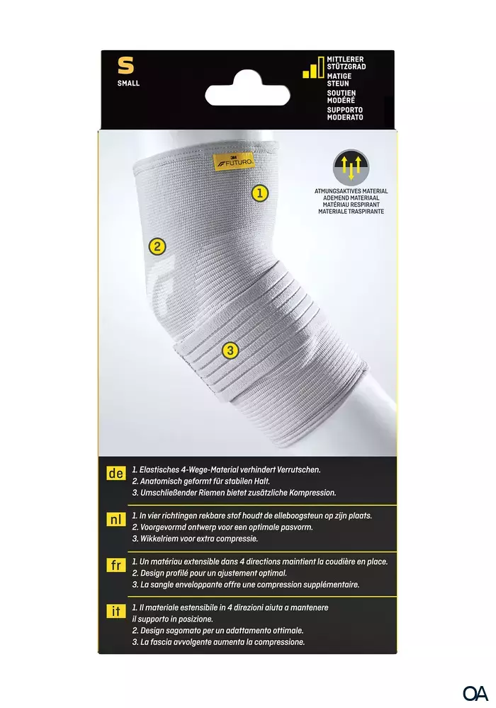 3M FUTURO™ Ellenbogen-Bandage 47861, S (22.9 - 25.4 cm)