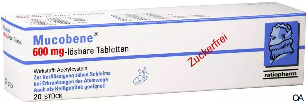 Mucobene® 600 mg lösbare Tabletten
