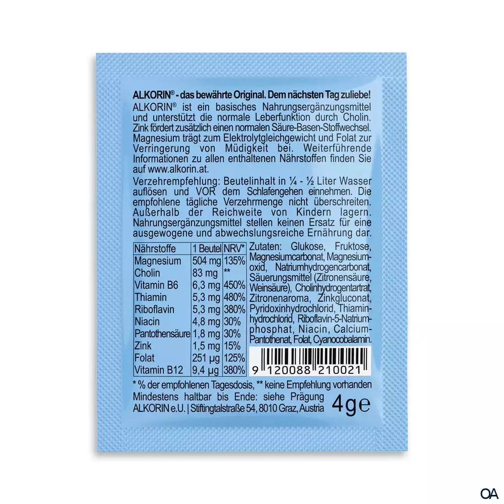 ALKORIN® Dem nächsten Tag zuliebe Sachets 4 g